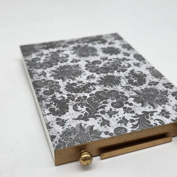 Burnes of Boston Frameless Picture Frame Gold Tone Metal 1/2" Glass 4.5"x6.5" - Picture 5 of 8